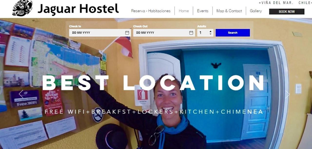 Hostel Jaguar Vina del Mar Exteriör bild
